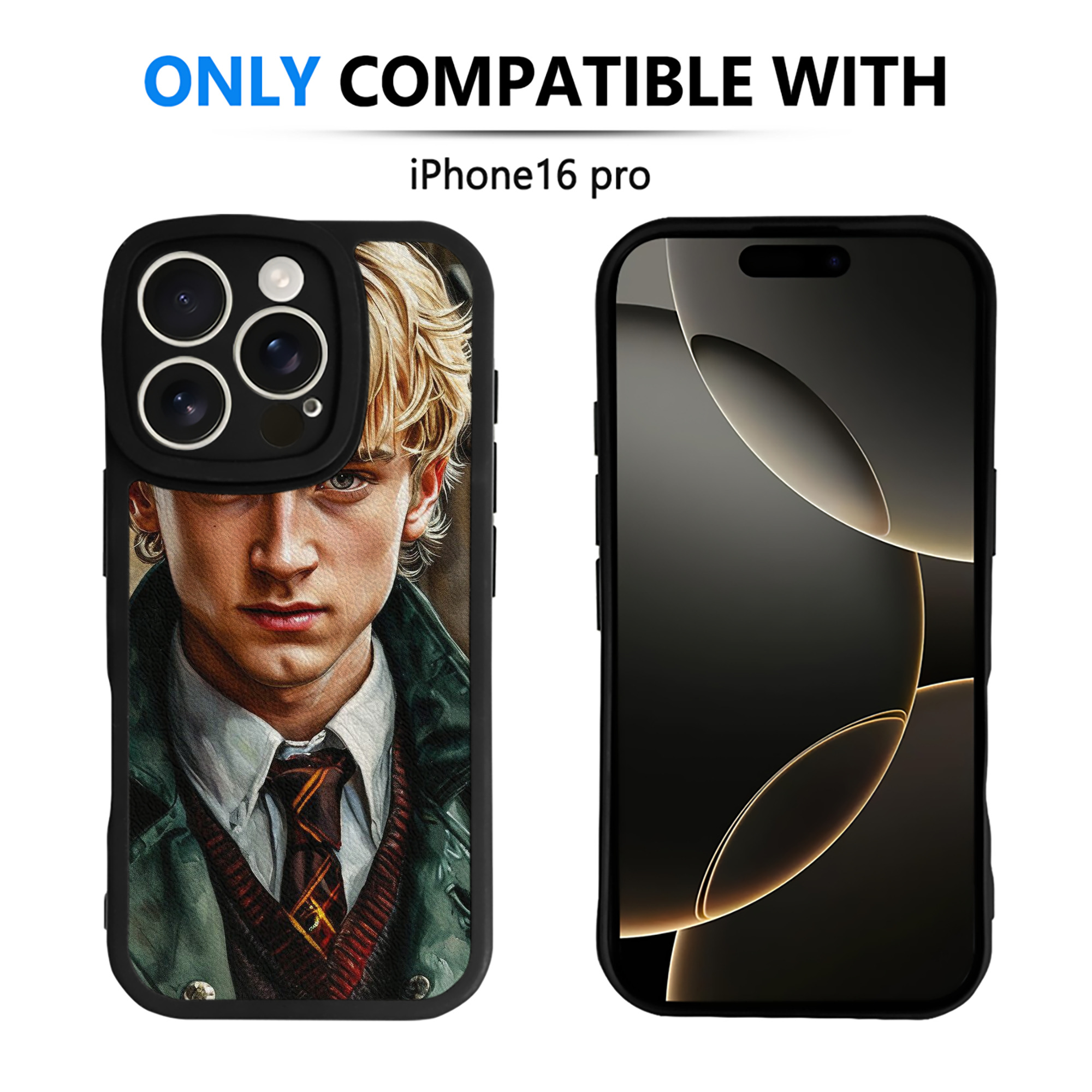 （画像用） Harry Potter ハリー・ポッターシリーズ 【iPhone 16シリーズ対応】シリコンスマホケース（レザー調） 材質：シリコン
